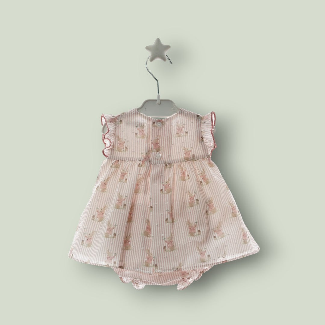 Jesusito plumeti estampado conejitos