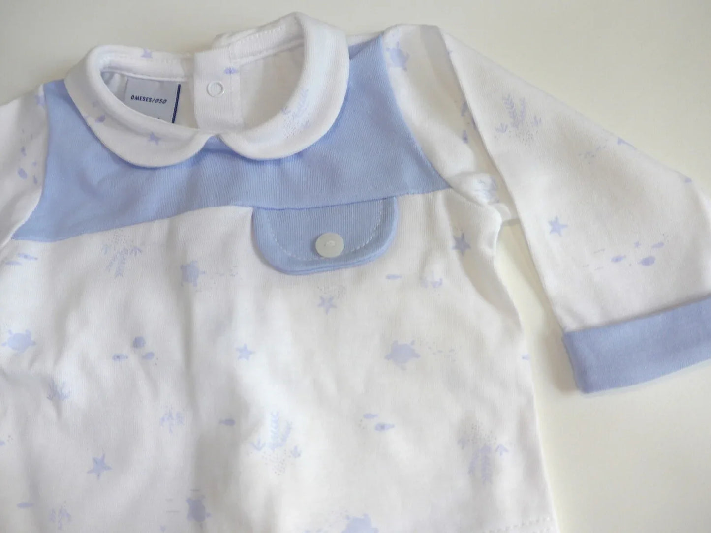 Jubon y polaina tortugas y peces azules - PARDALETS