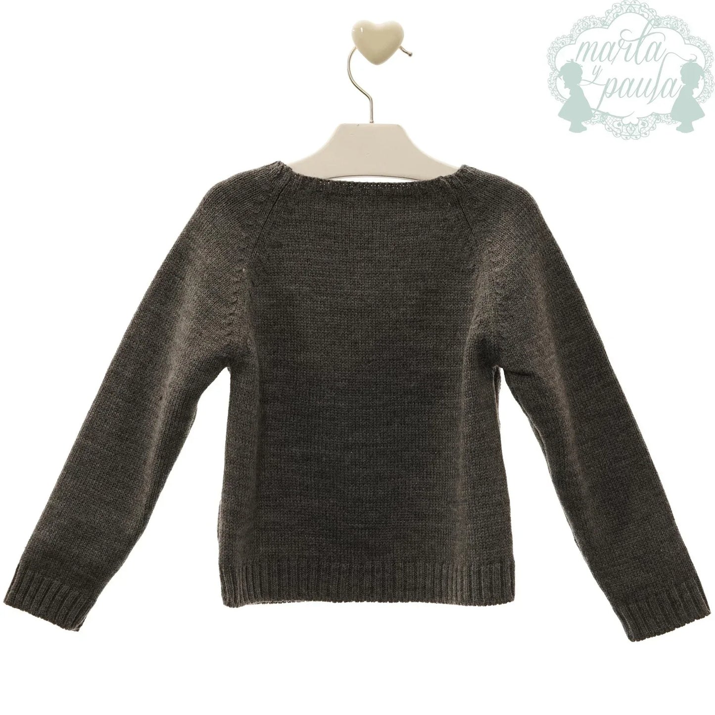 Jersey lana rombos gris marengo - PARDALETS