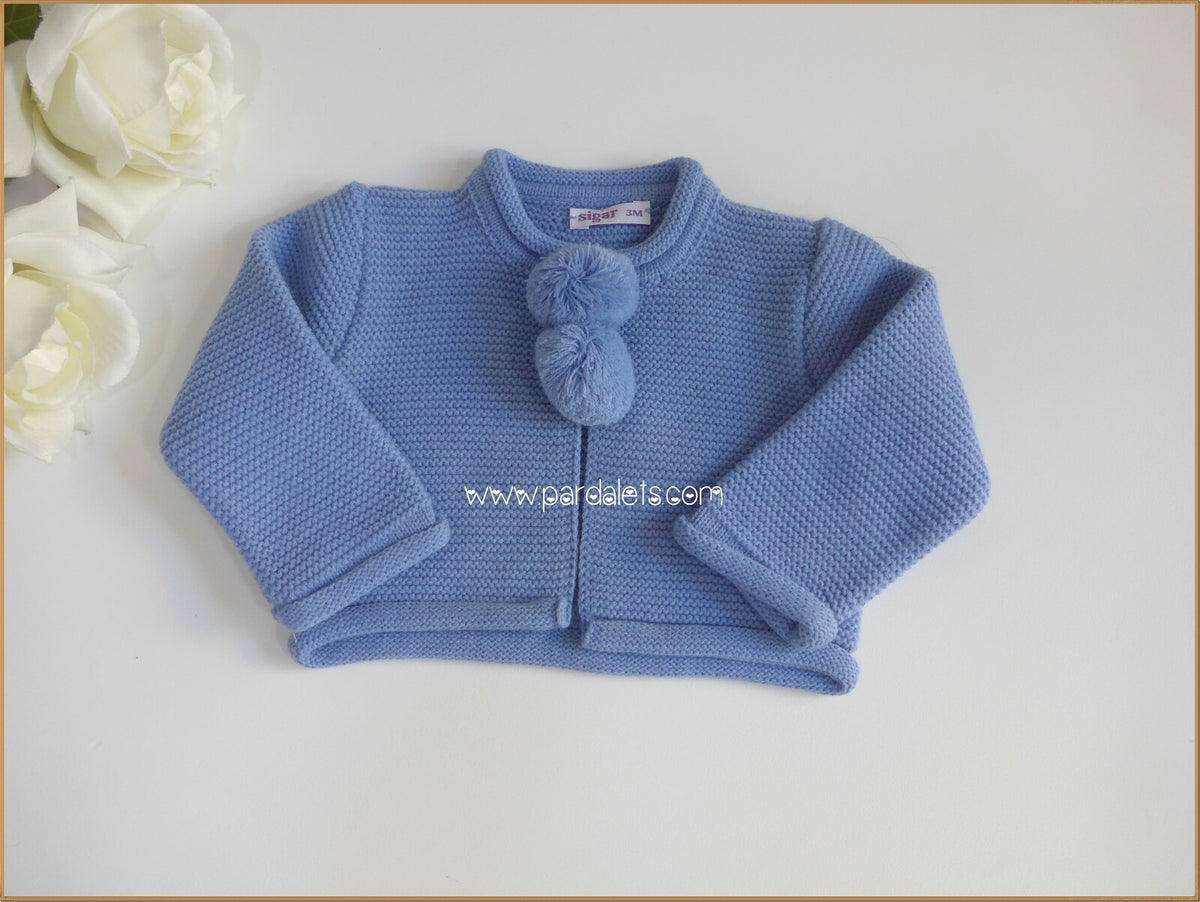 Chaqueta azul empolvado