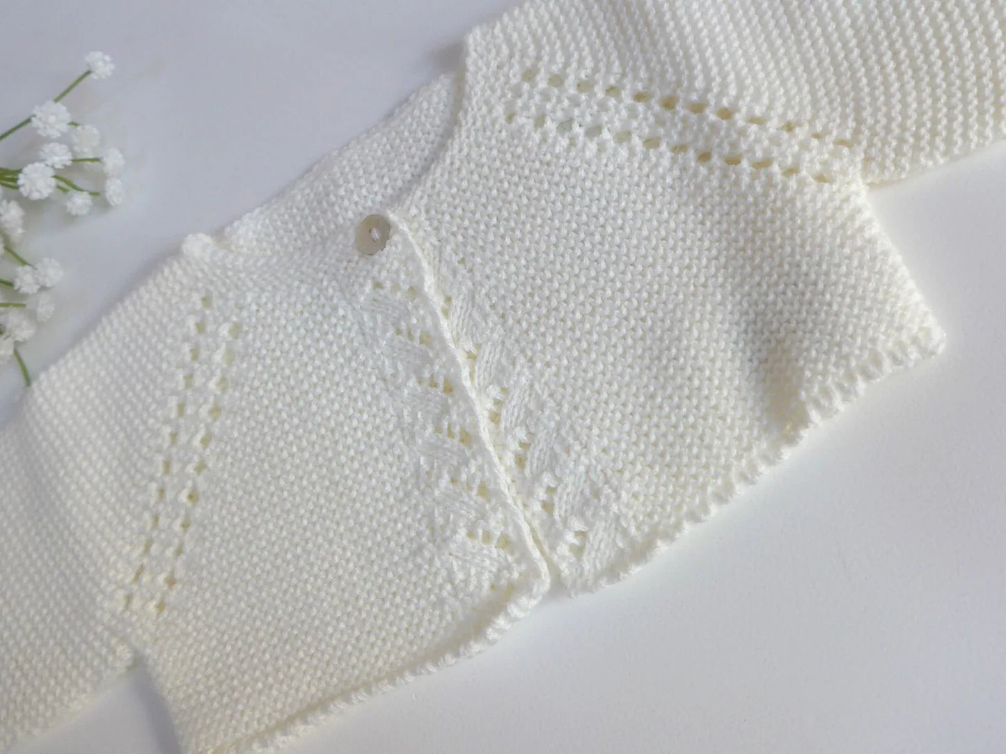 Chaqueta corta punto bobo beig - PARDALETS