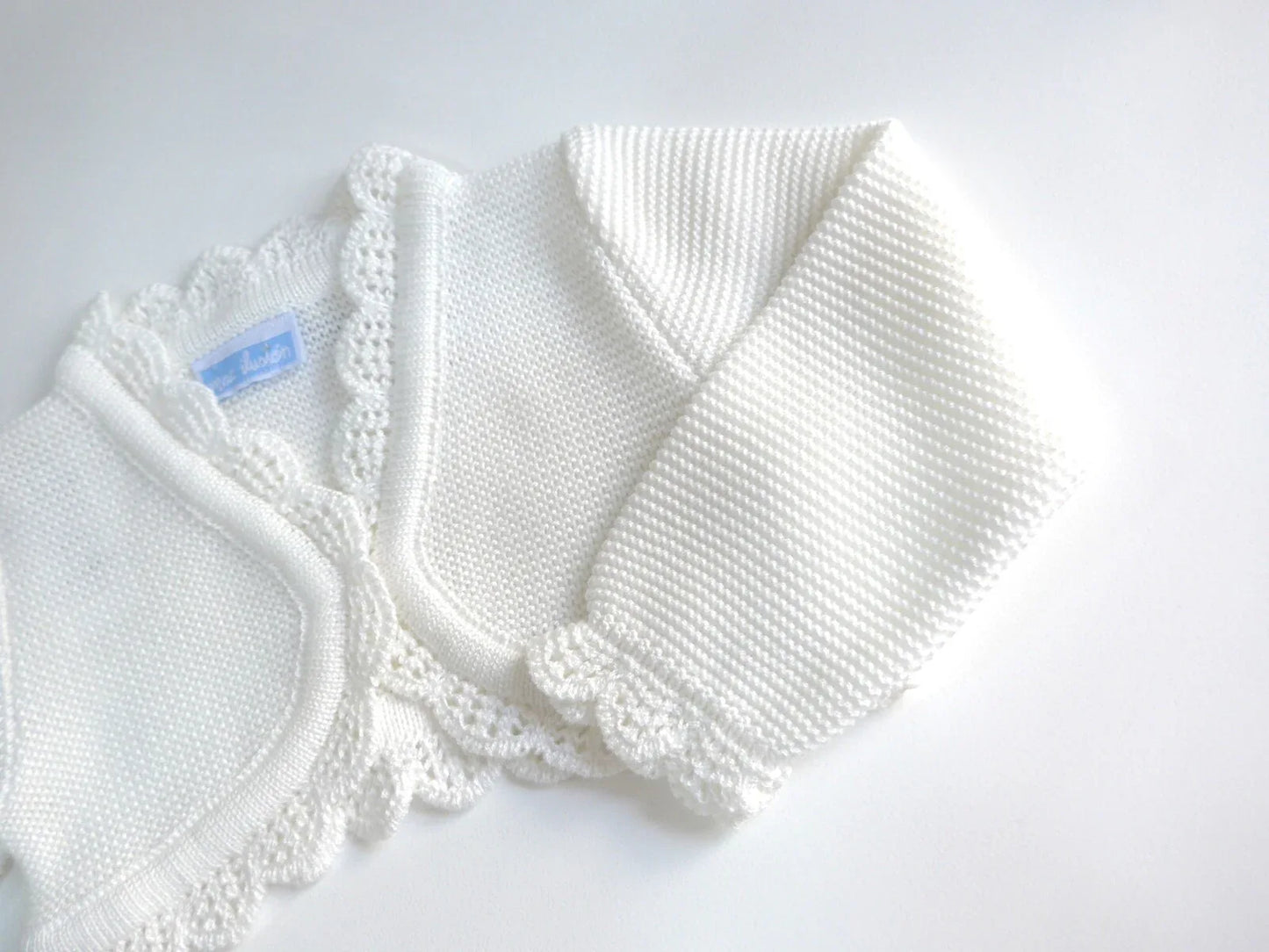 Chaqueta blanco roto tipo bolero - PARDALETS