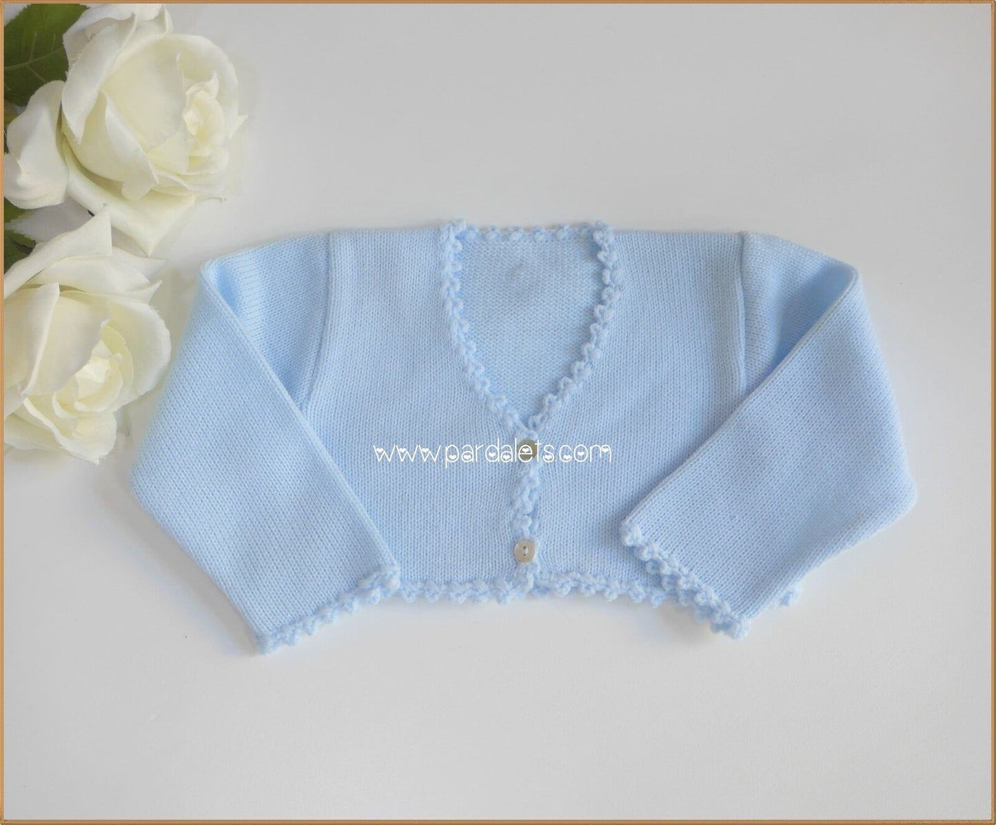 Chaqueta corta celeste