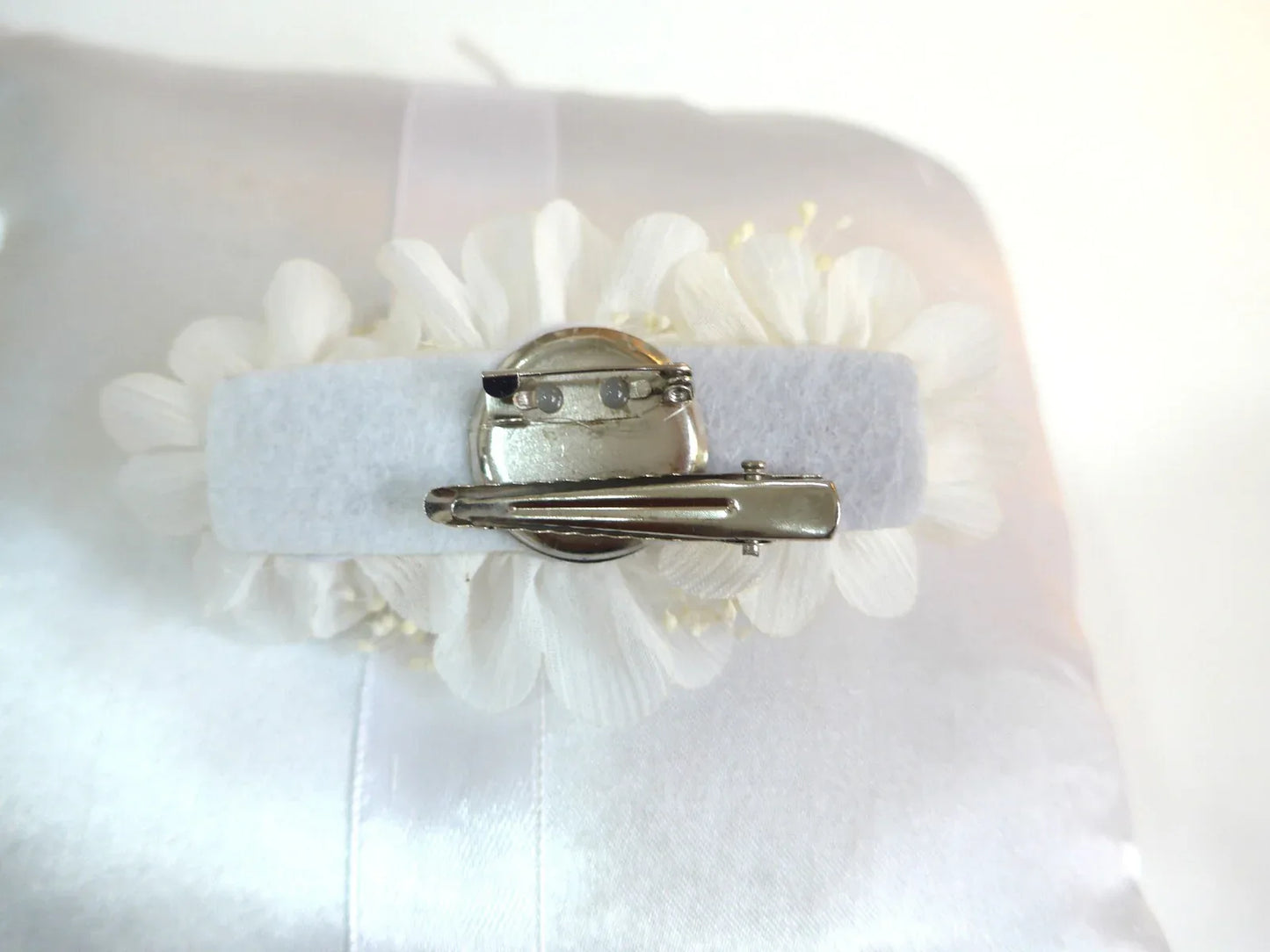 Tocado/broche blanco - PARDALETS