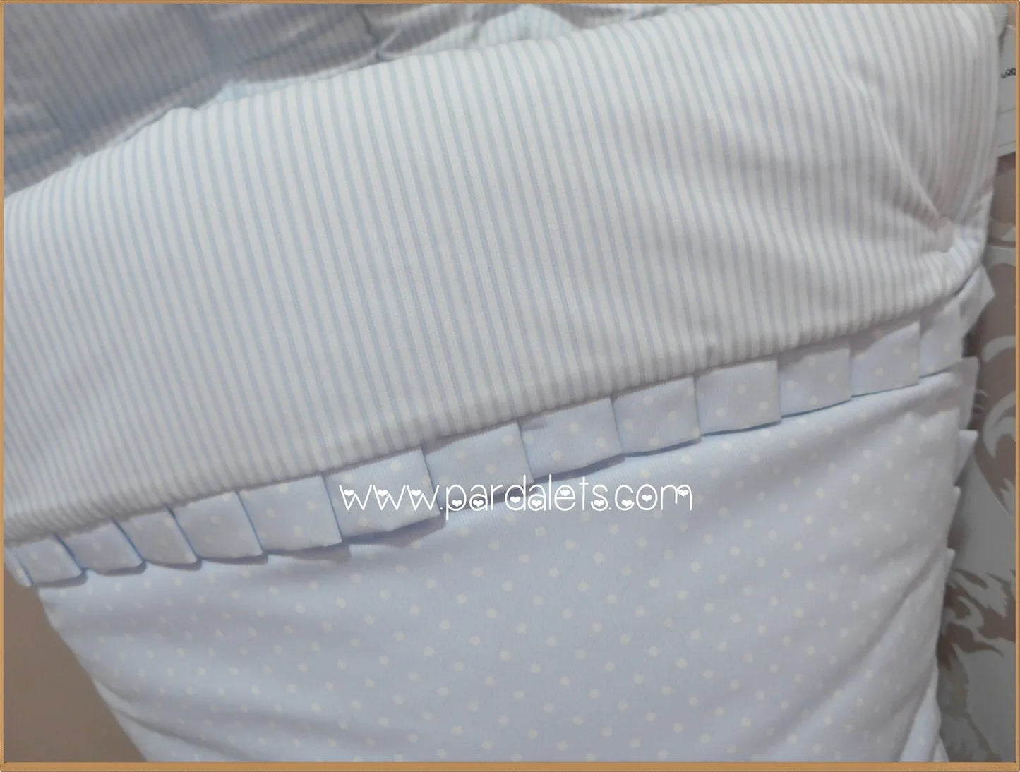 Saco silla Bugaboo topitos celeste - PARDALETS