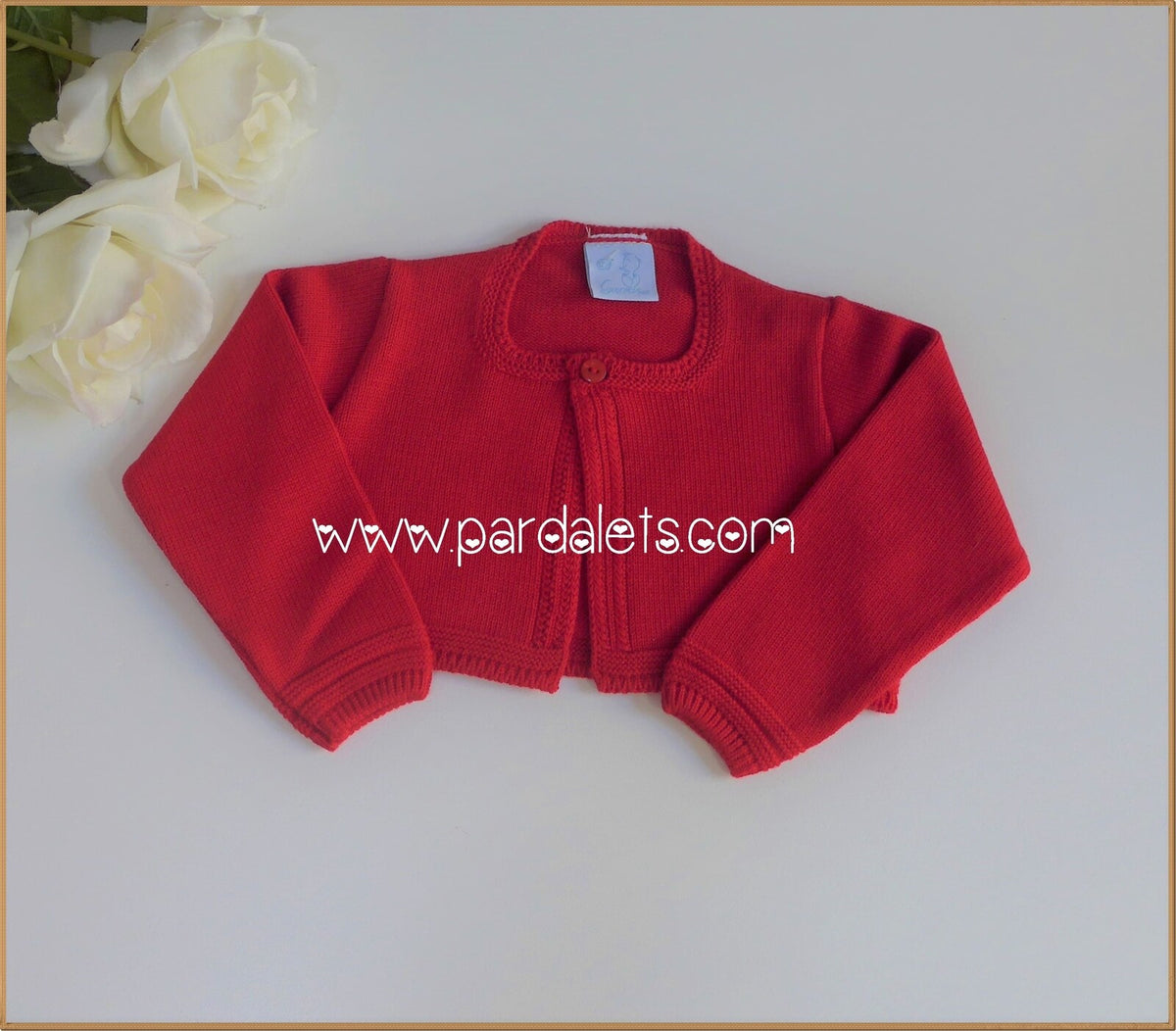 Chaqueta roja algodon Artesania Granlei
