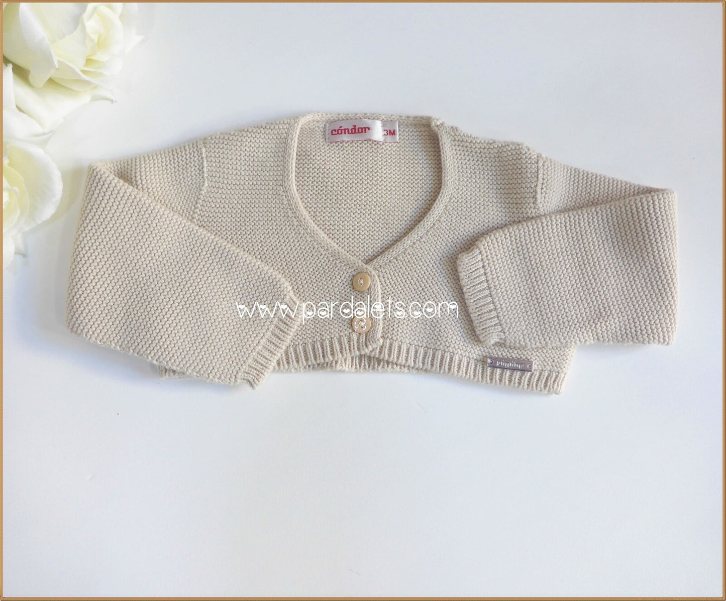 Chaqueta beig algodon Condor