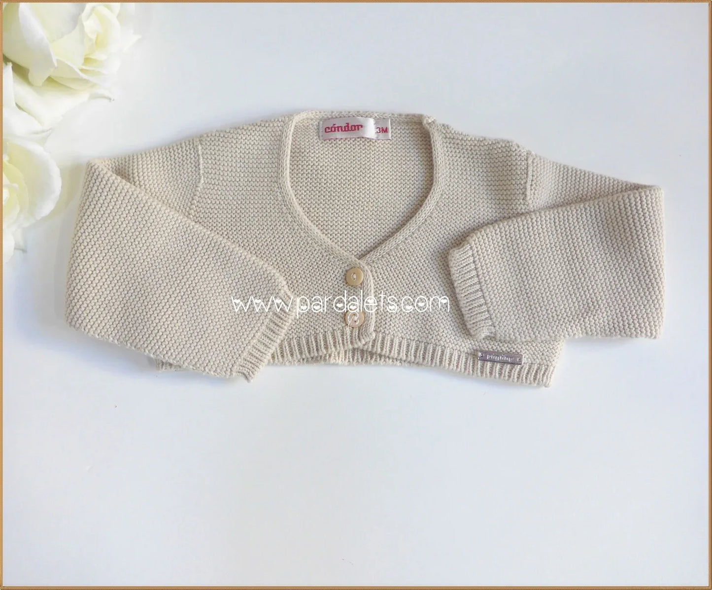 Chaqueta beig algodon Condor - PARDALETS