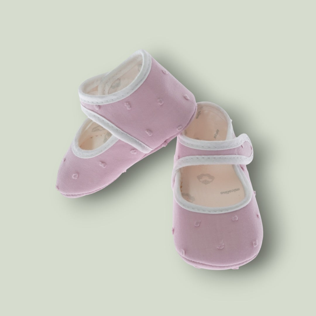 Mercedita plumeti rosa empolvado