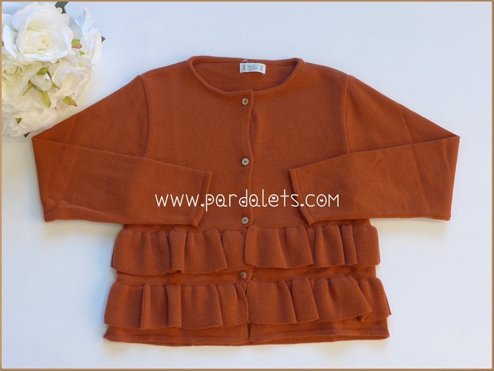 Chaqueta lana caldera volantes