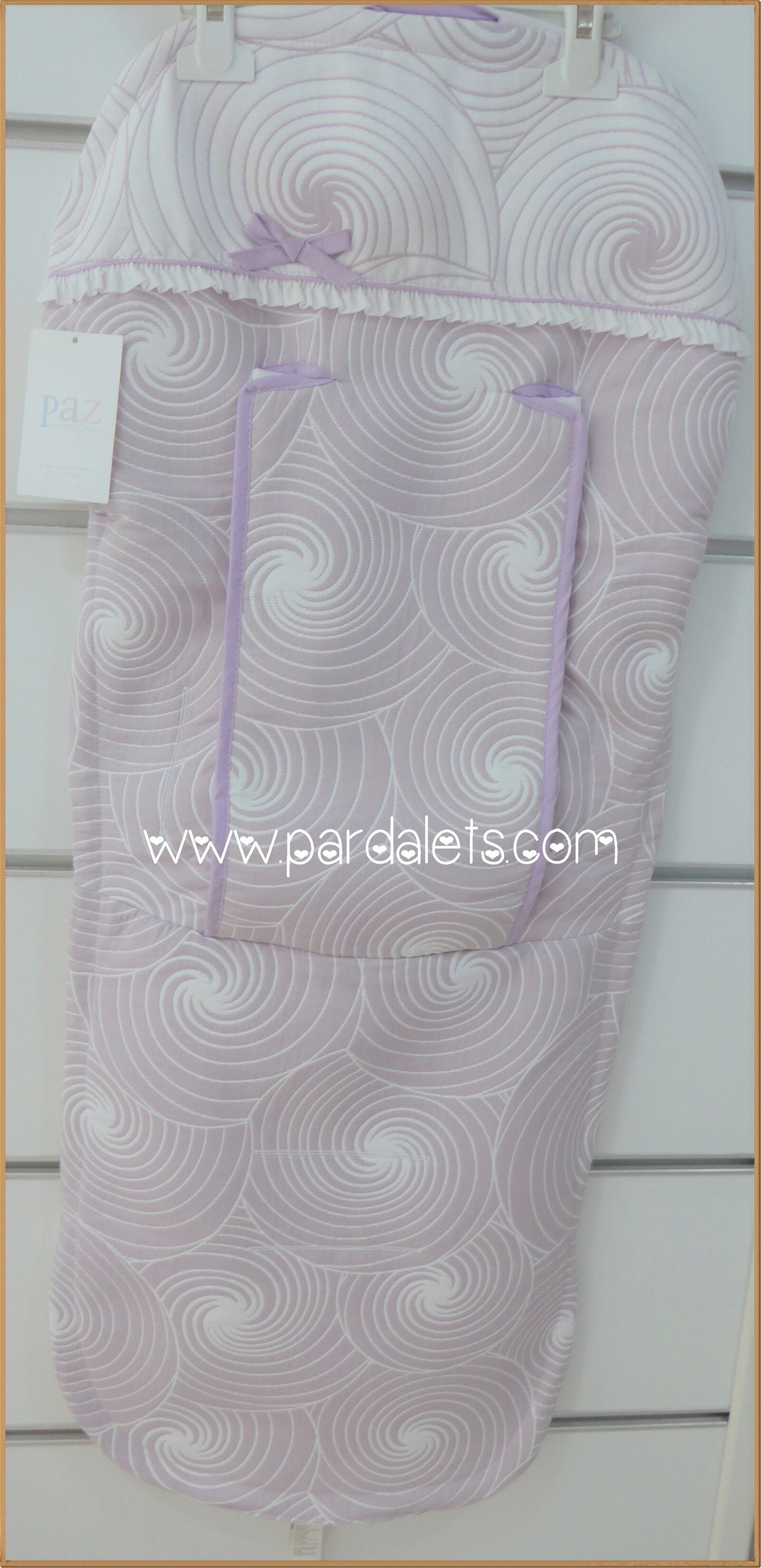 Colchoneta silla paseo circulos malva