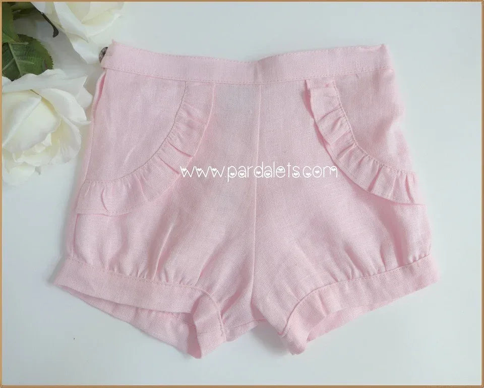 Short lino rosa - PARDALETS