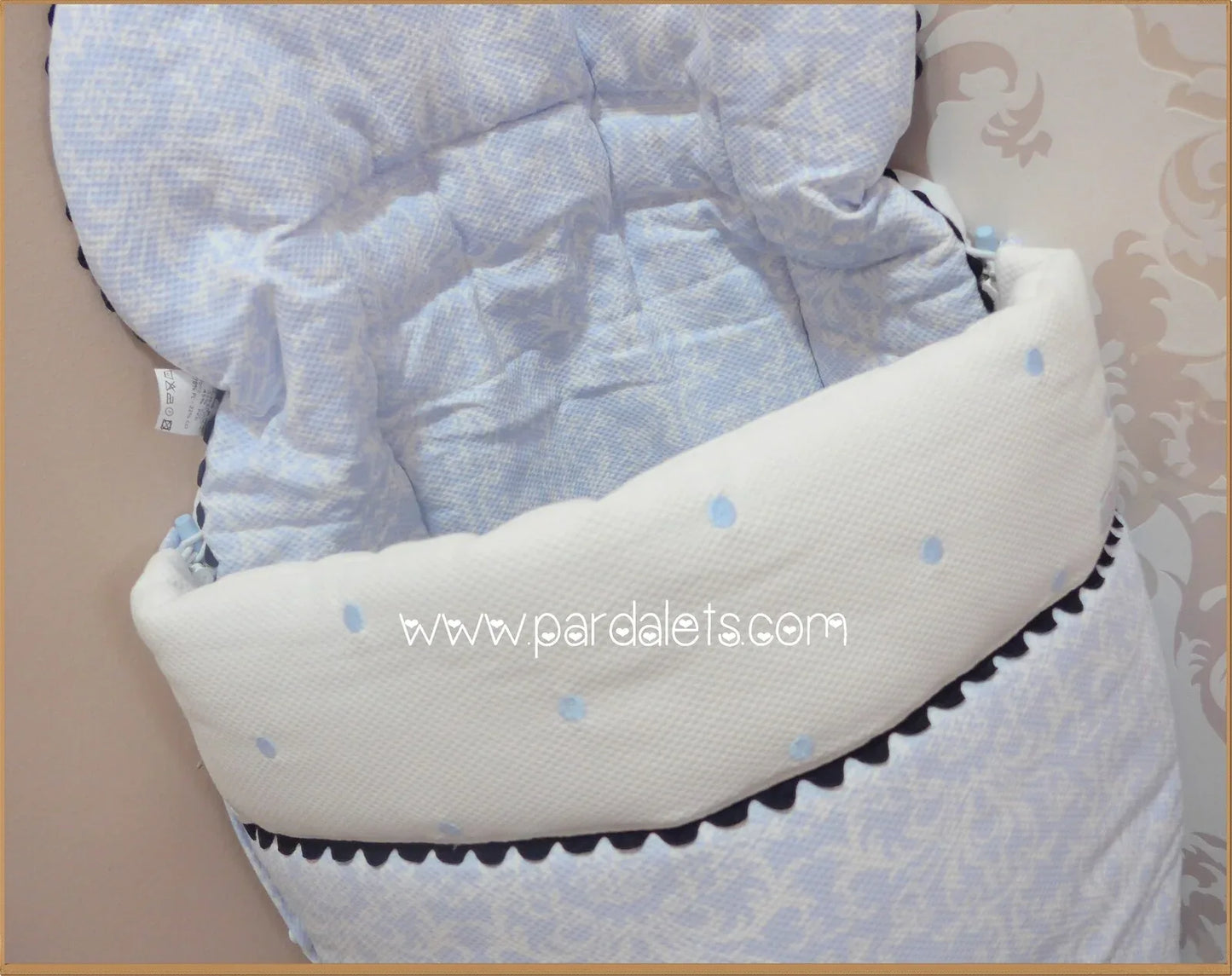 Saco silla ligera estampado azul - PARDALETS