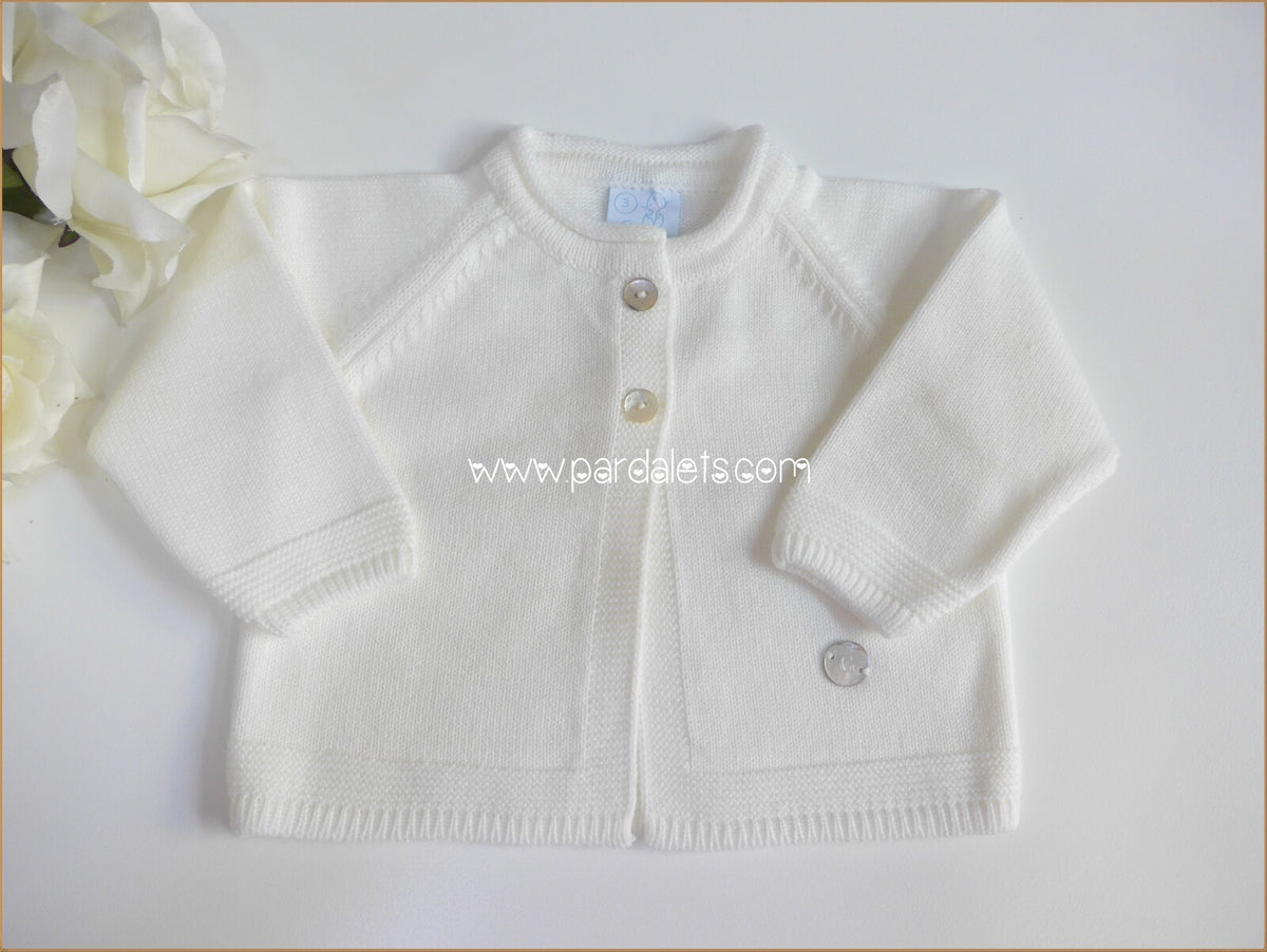 Chaqueta lana beig con 2 botones