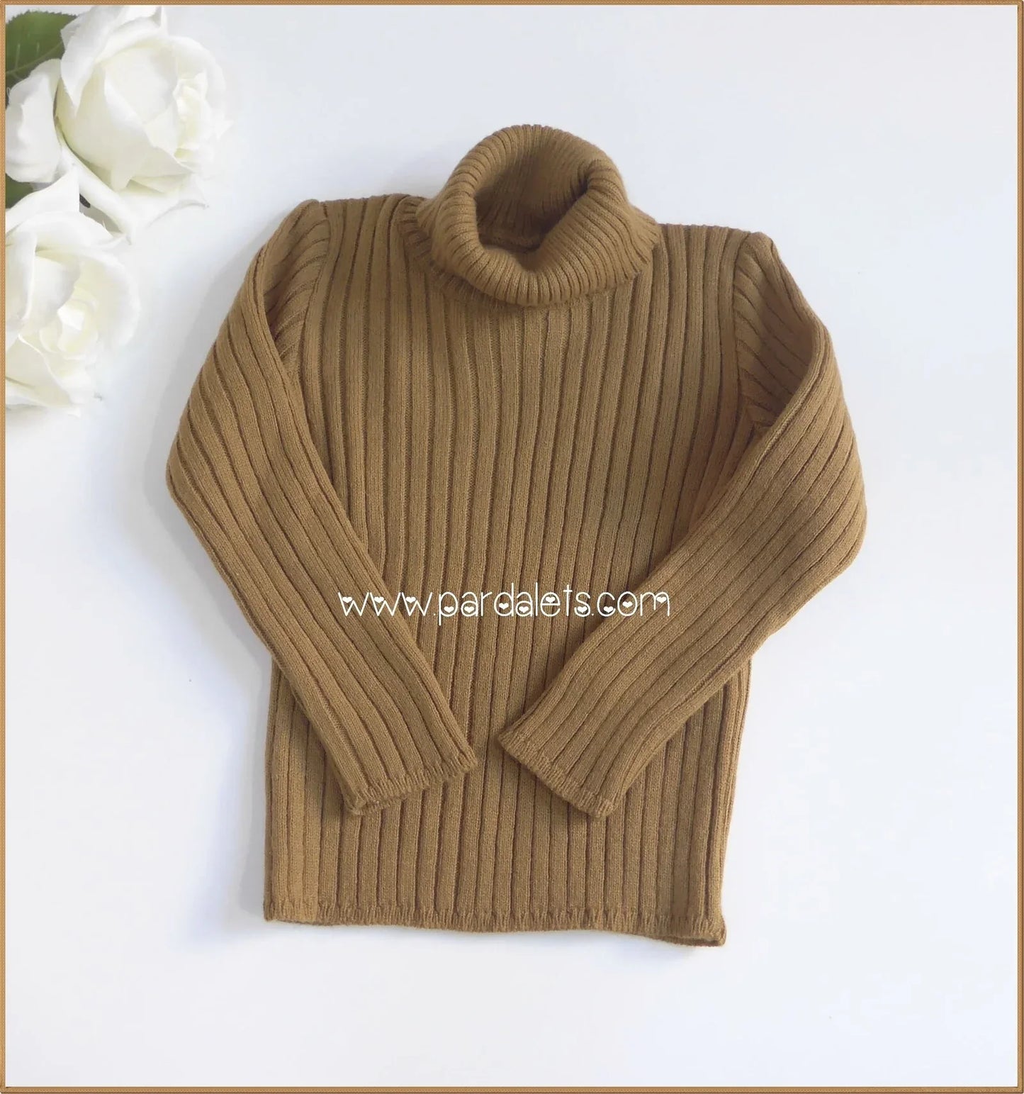 Jersey canale cuello alto camel - PARDALETS
