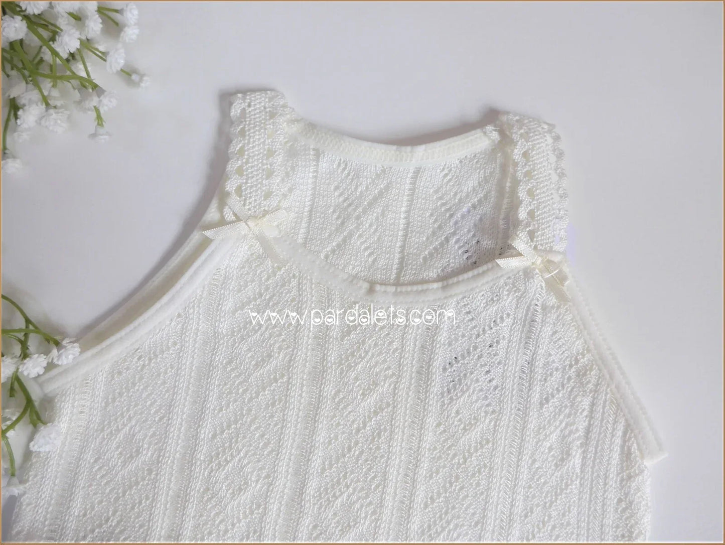 Body tirantes perle beig ceremonia - PARDALETS