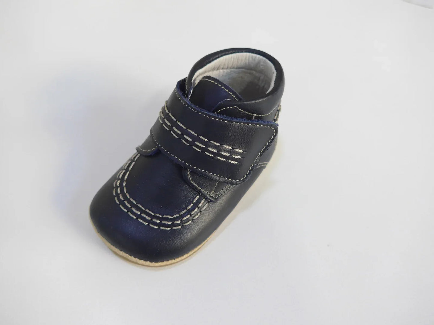 Botita piel marino con velcro - PARDALETS