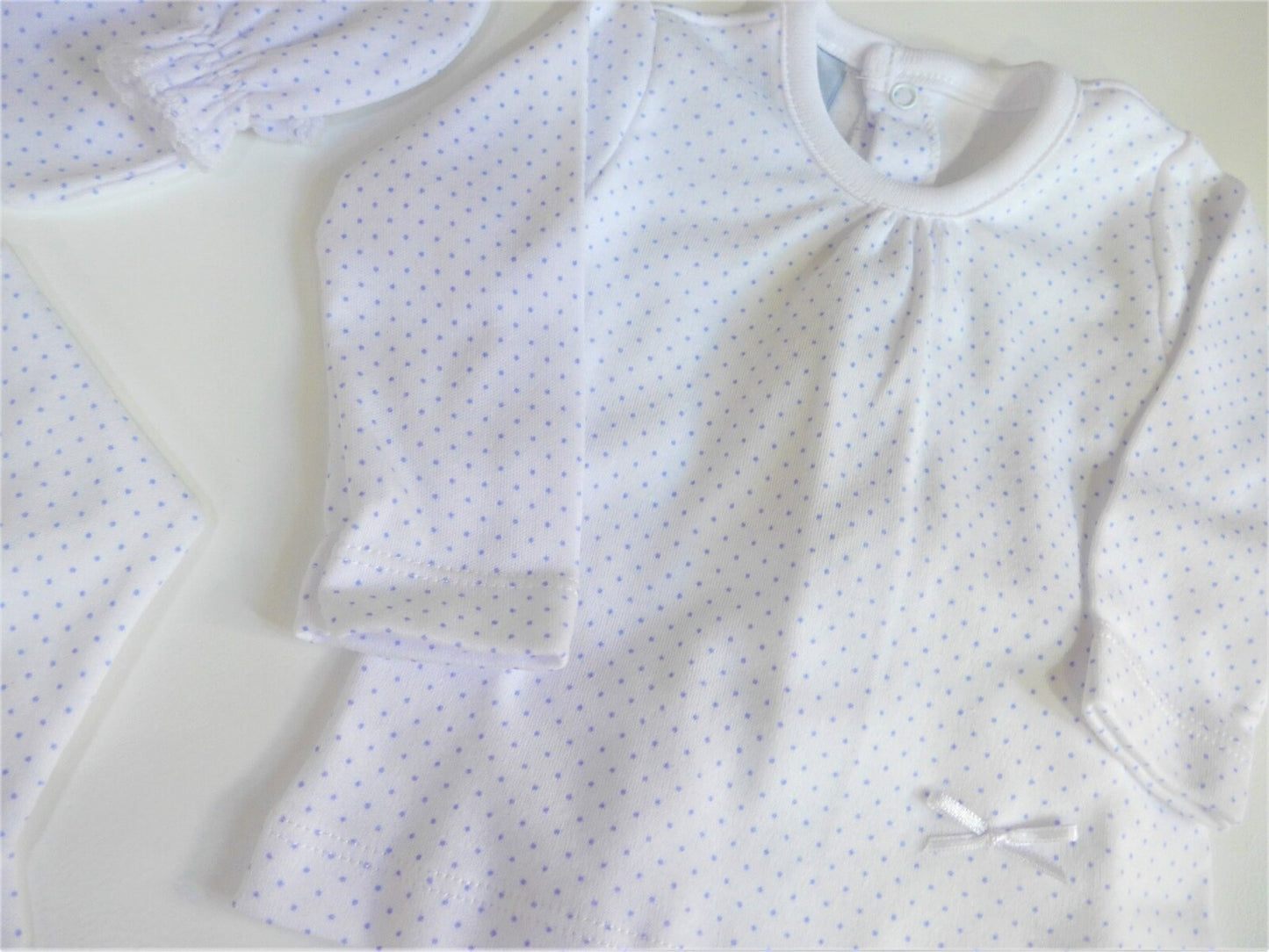 Pack primera puesta topitos azules