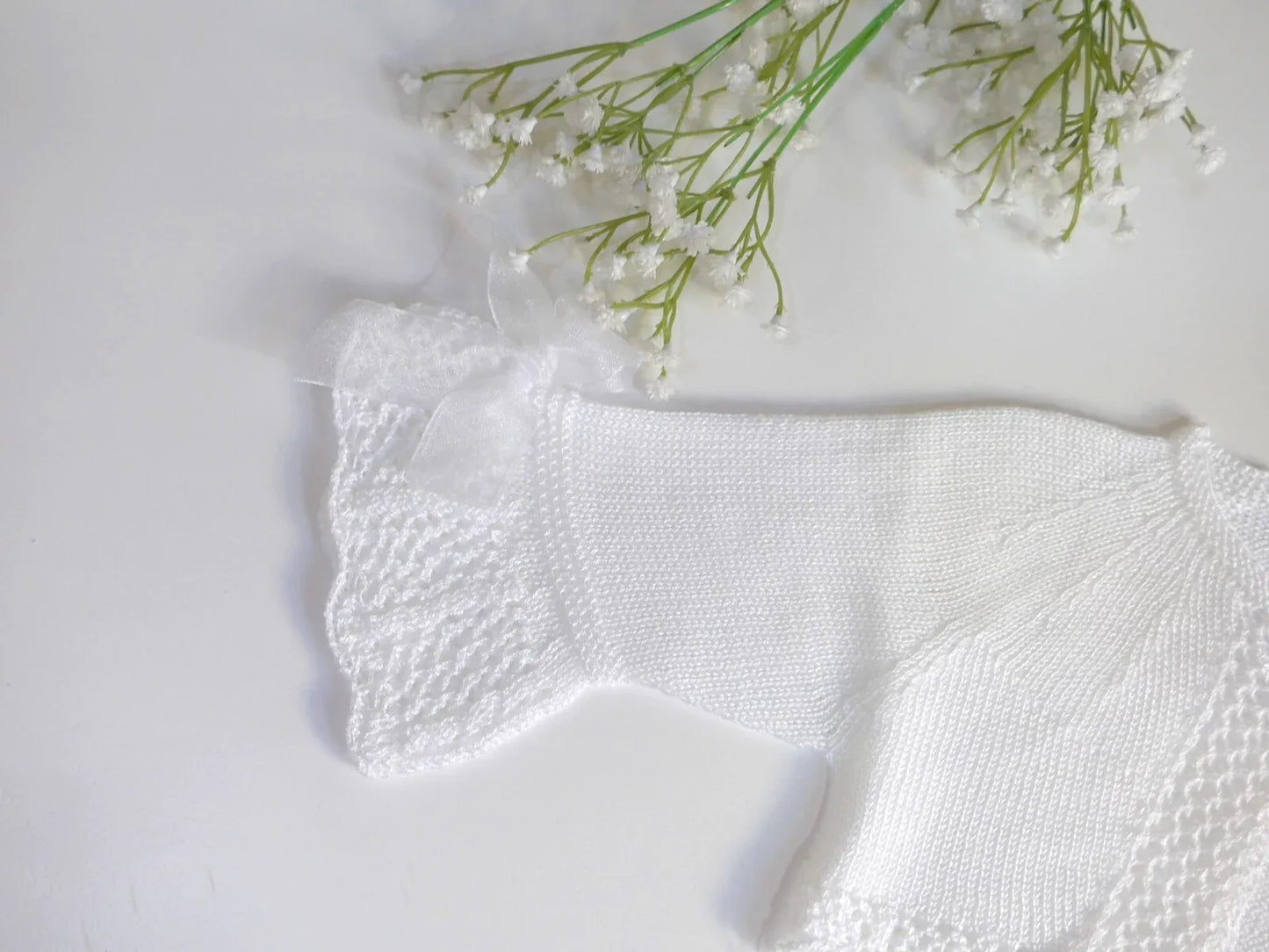 Chaqueta perle blanco con lazos - PARDALETS