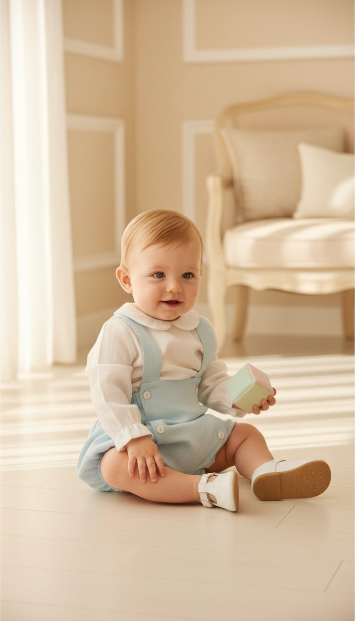 Peto hielo con camisa lino manga larga