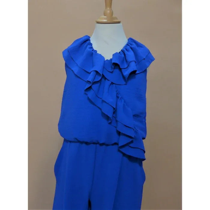 Mono azulon con volantes - PARDALETS