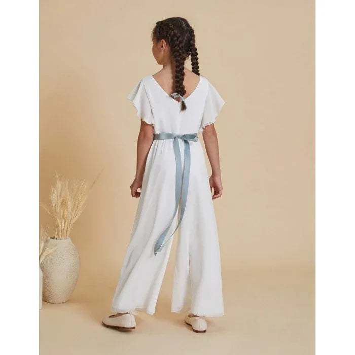 Mono de comunion bambula blanco roto - PARDALETS