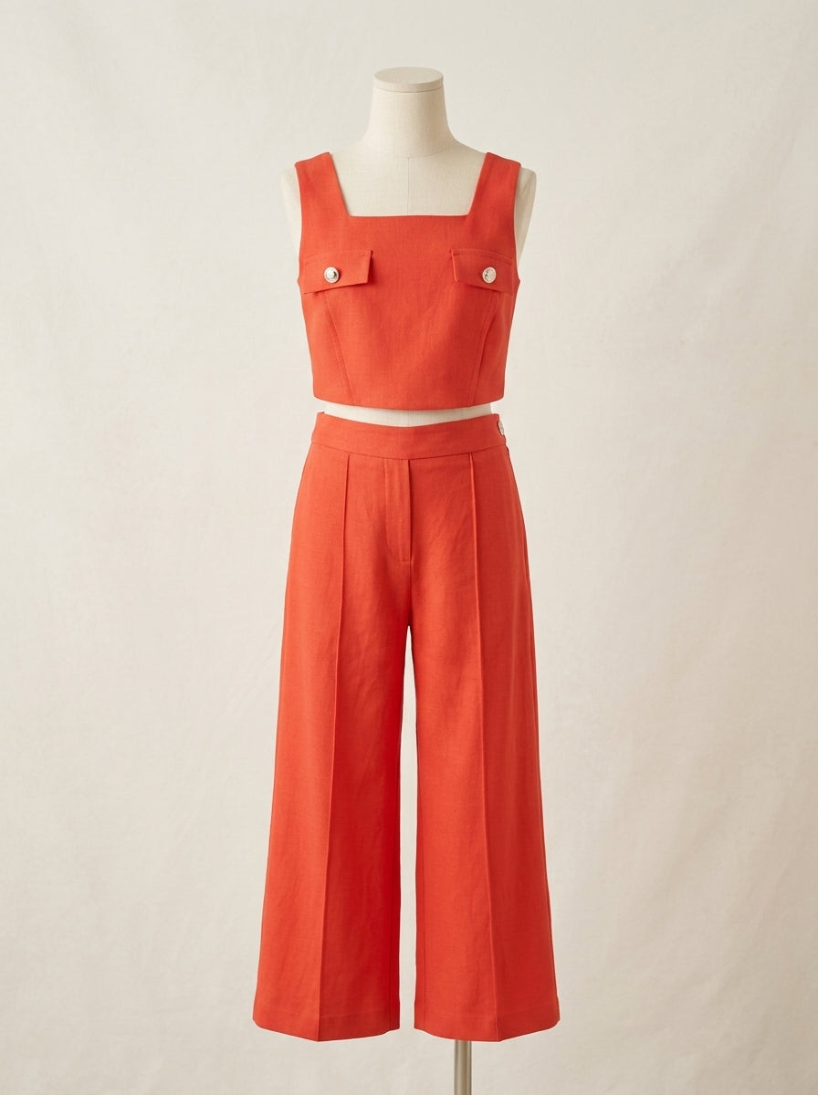 Conjunto 2 piezas coral