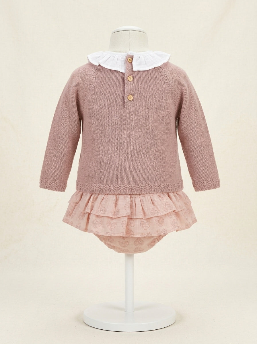 Conjunto rosa gatita