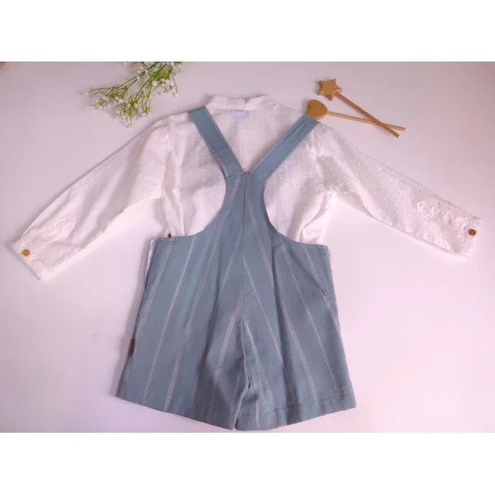 Peto verde con camisa - PARDALETS