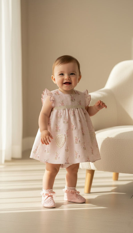 Jesusito plumeti estampado conejitos