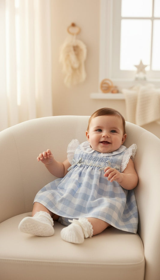 Jesusito cuadros blancos y azules