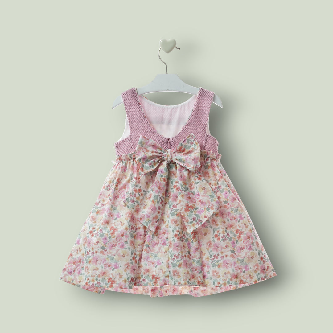 Vestido florecitas lilas "Sakura"