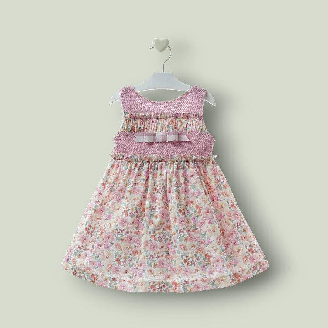 Vestido florecitas lilas "Sakura"