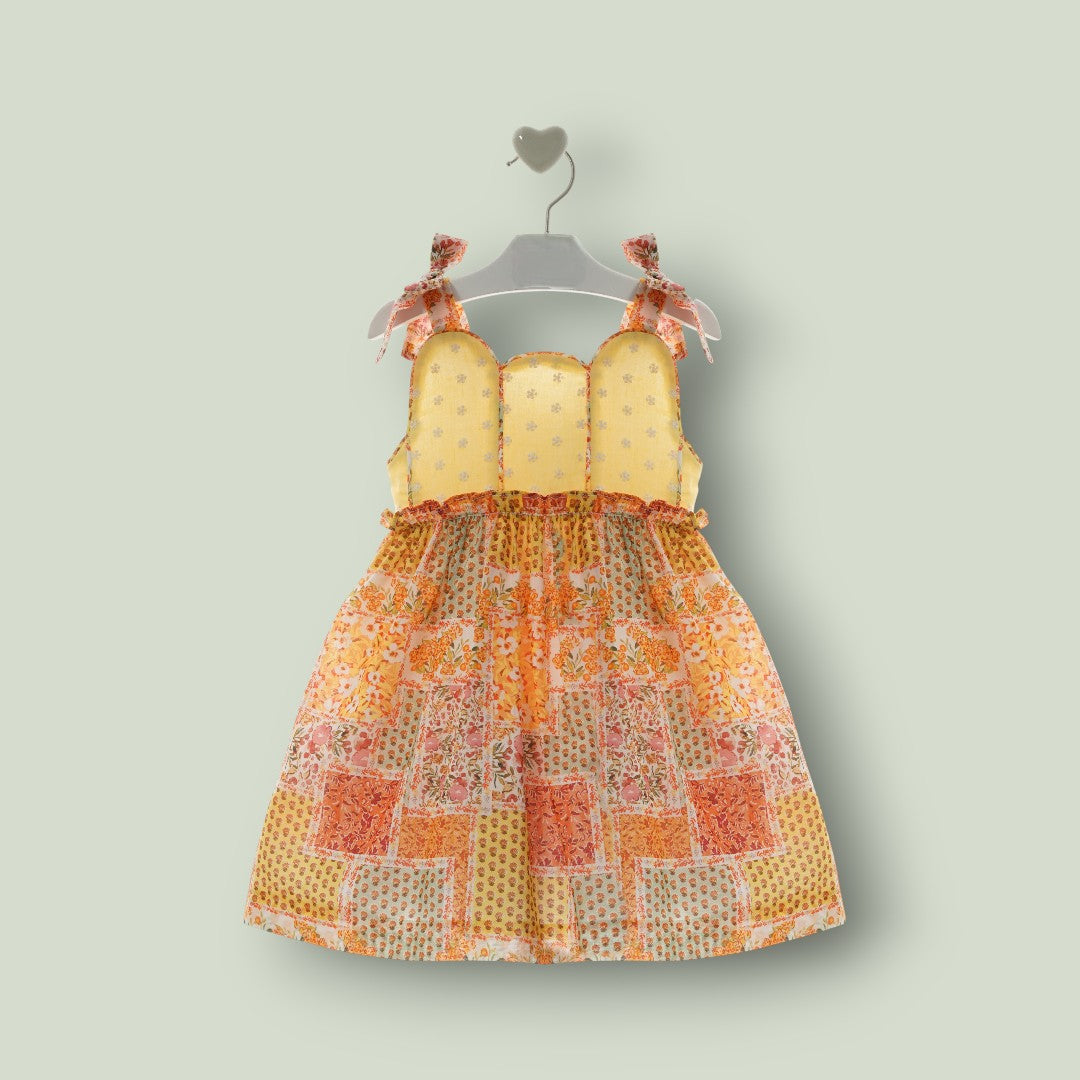 Vestido tirantes multicolor "Aikido"