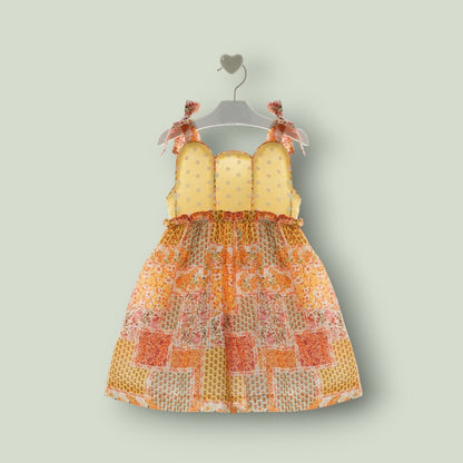 Vestido tirantes multicolor "Aikido"