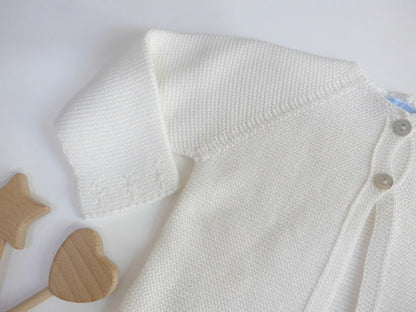 Chaqueta larga algodón beig con detalle - PARDALETS