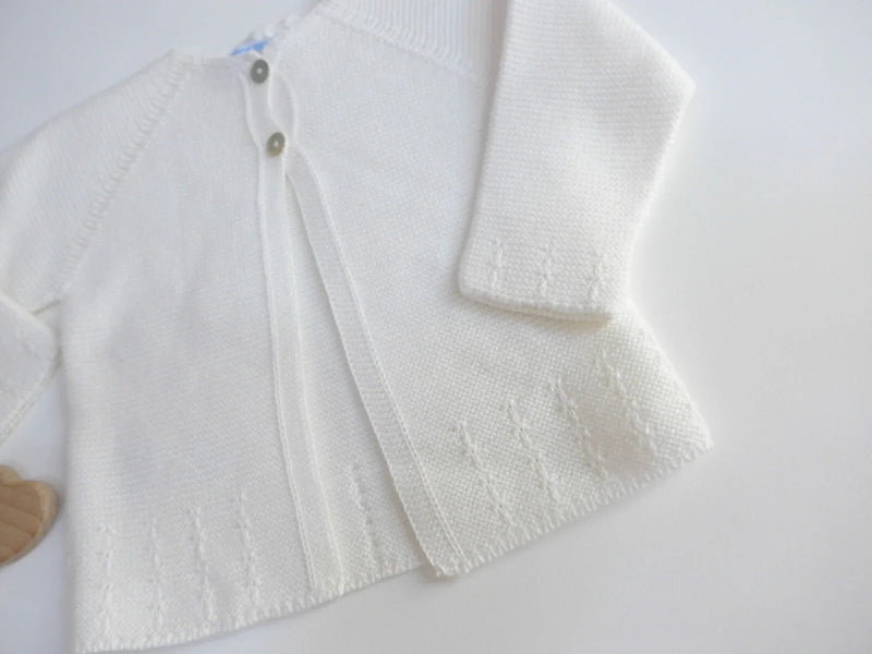 Chaqueta larga algodón beig con detalle - PARDALETS