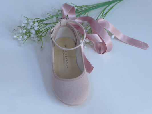 Bailarina serratex rosa cinta y pulsera