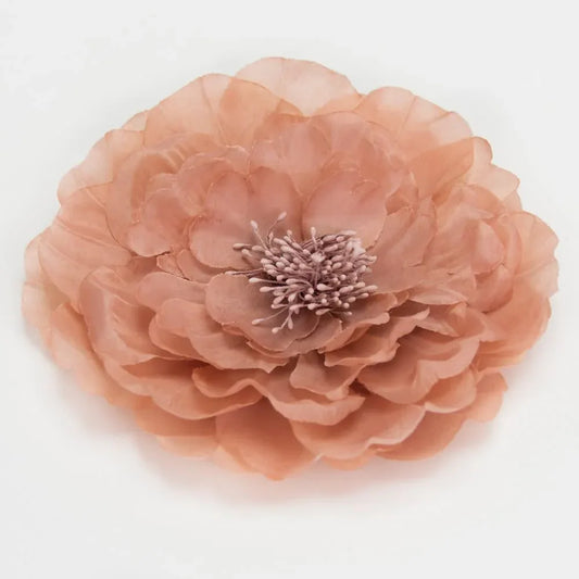 Broche tocado salmon - PARDALETS