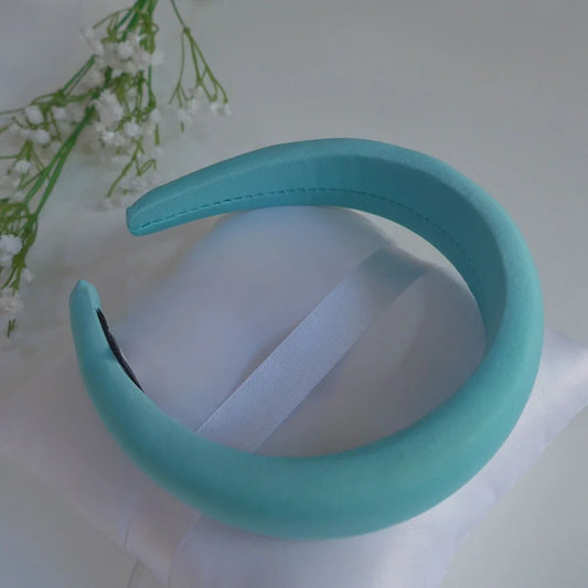 Diadema acolchada verde agua - PARDALETS