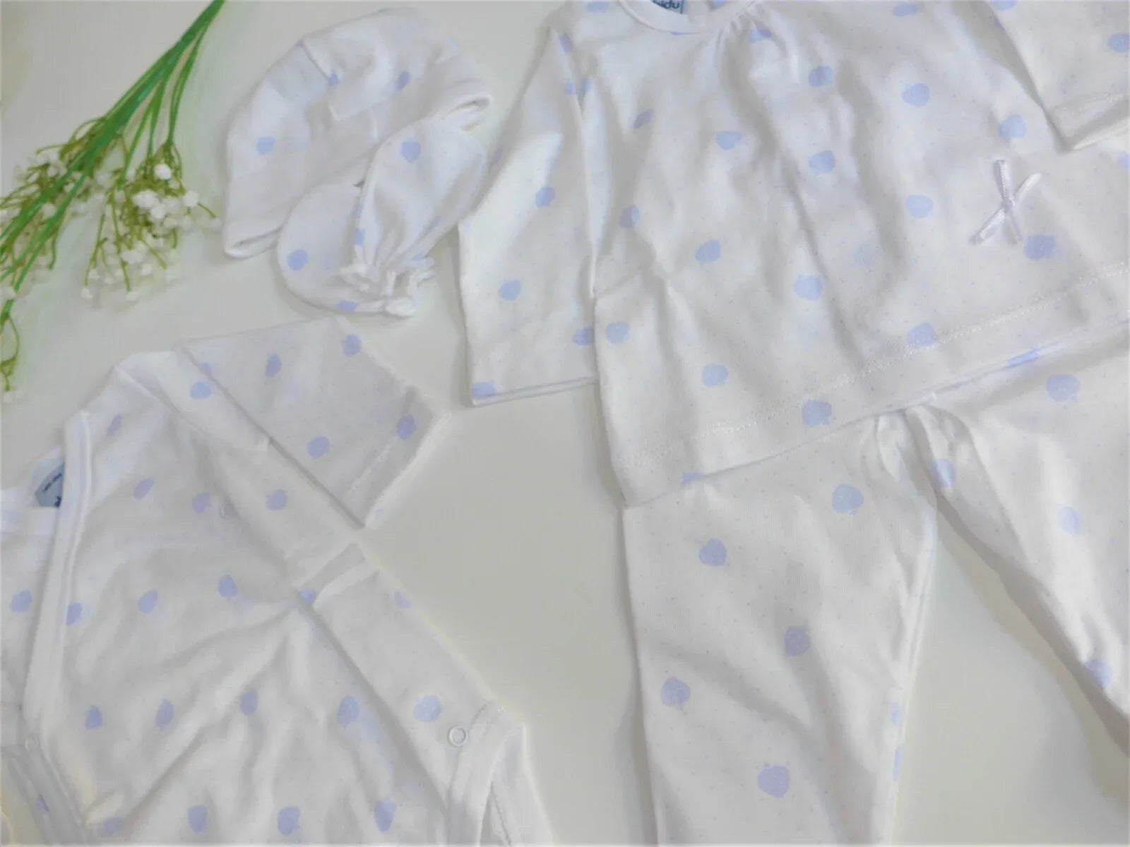 Pack primera puesta fresitas y topitos azules - PARDALETS