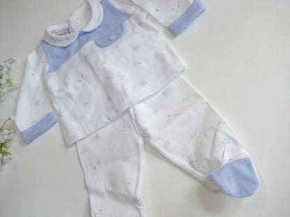 Jubon y polaina tortugas y peces azules - PARDALETS