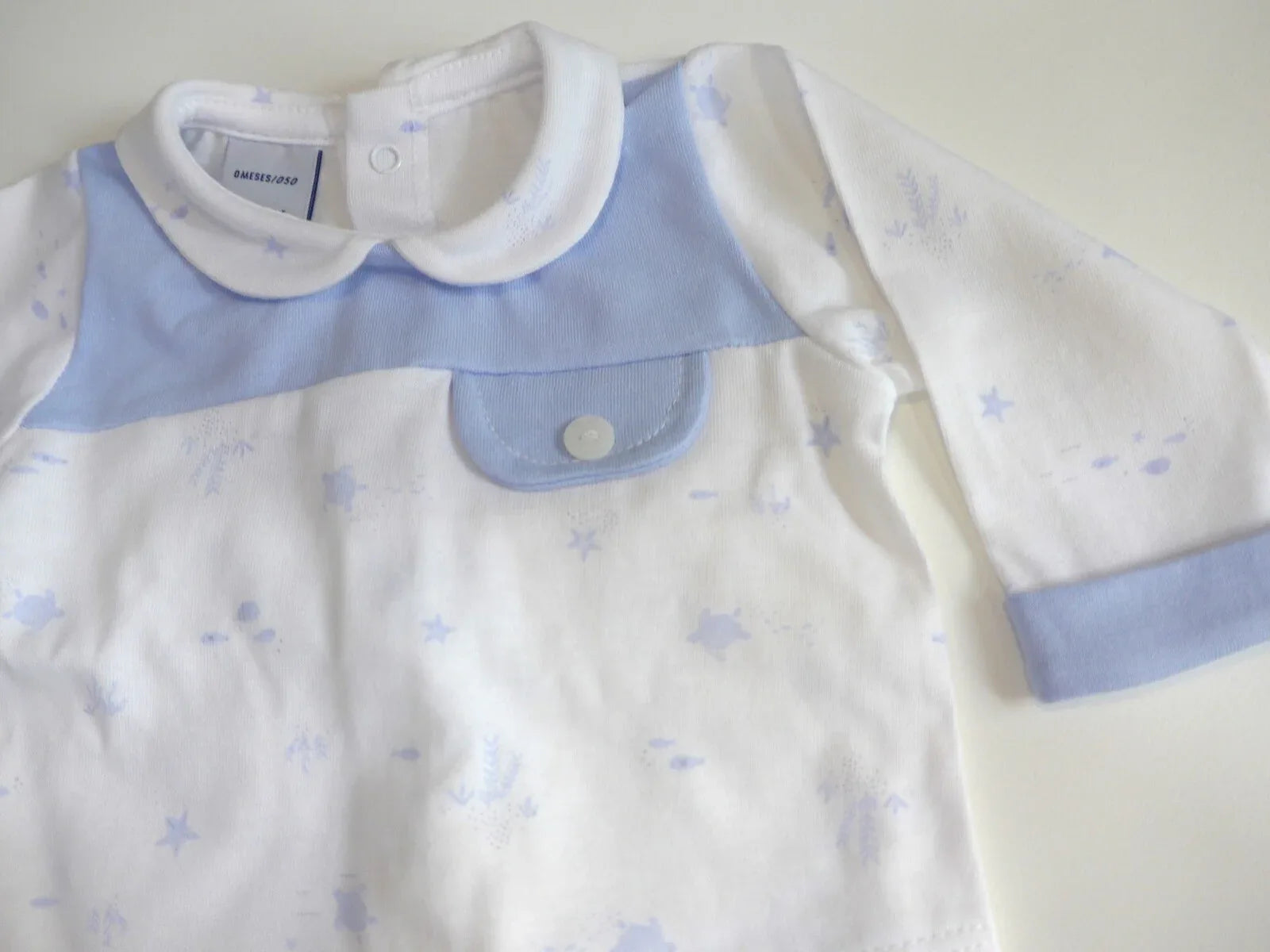 Jubon y polaina tortugas y peces azules - PARDALETS