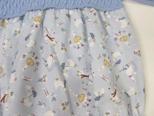 Pelele celeste y estampado de patitos - PARDALETS