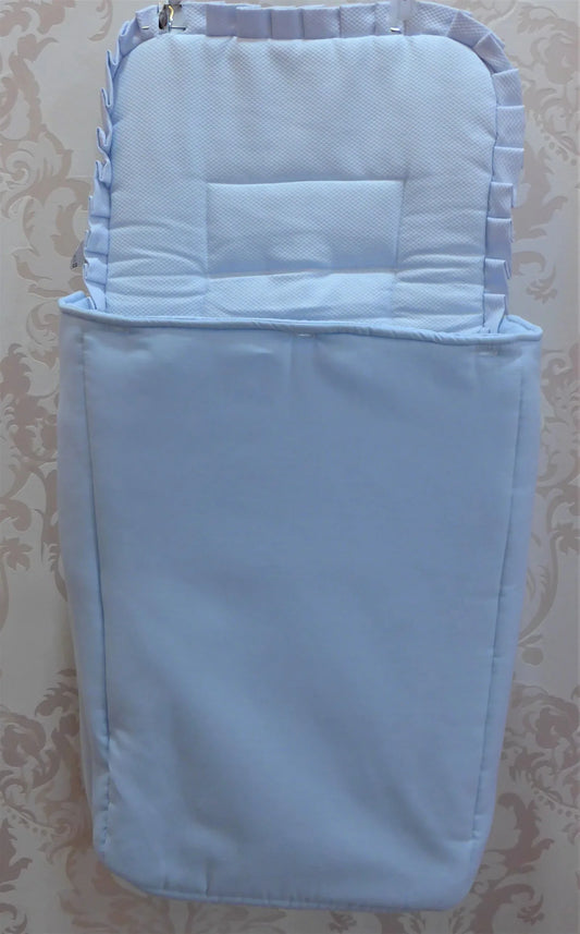 Saco base de capazo pique azul - PARDALETS