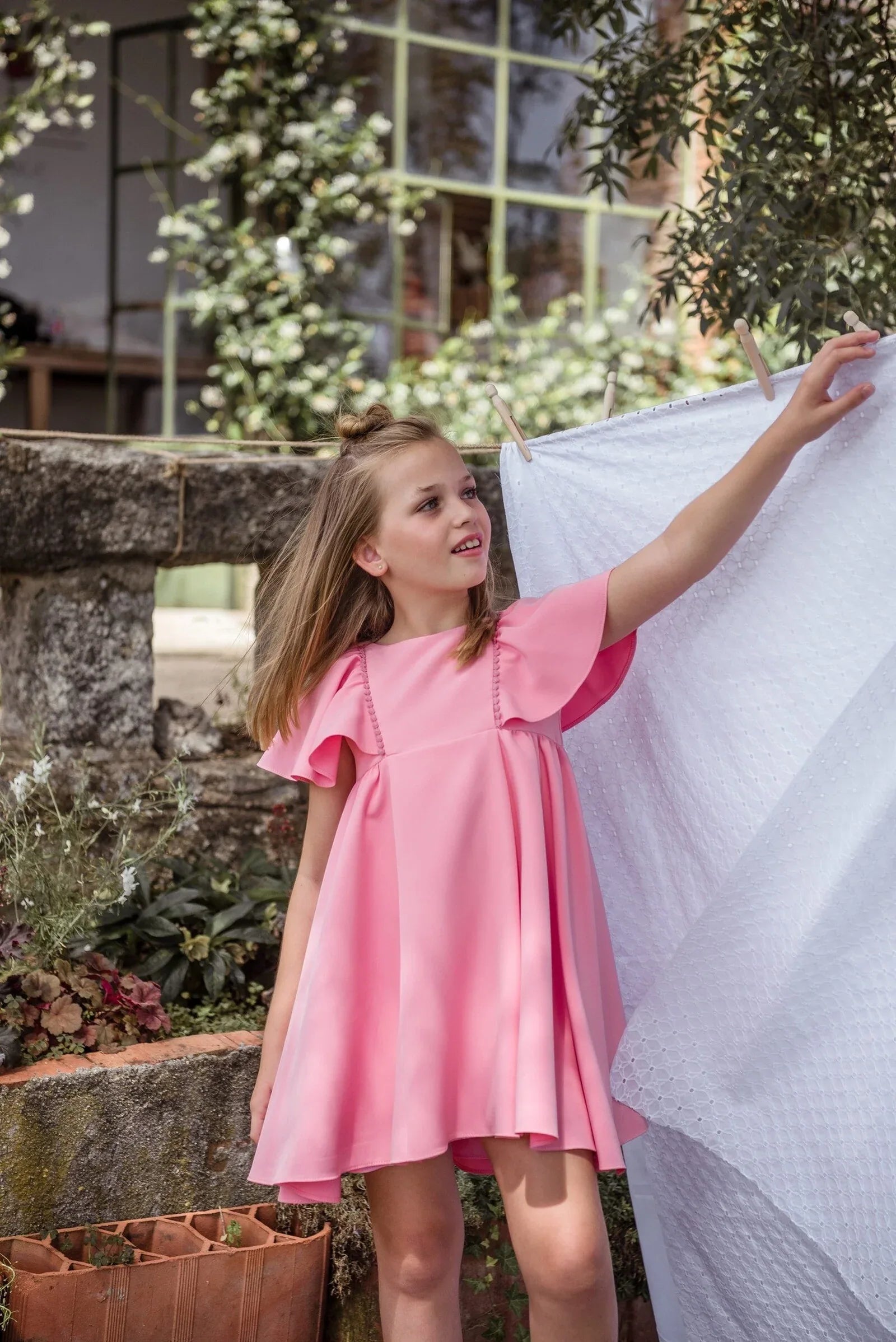 Vestido fresa "Nemesis" - PARDALETS