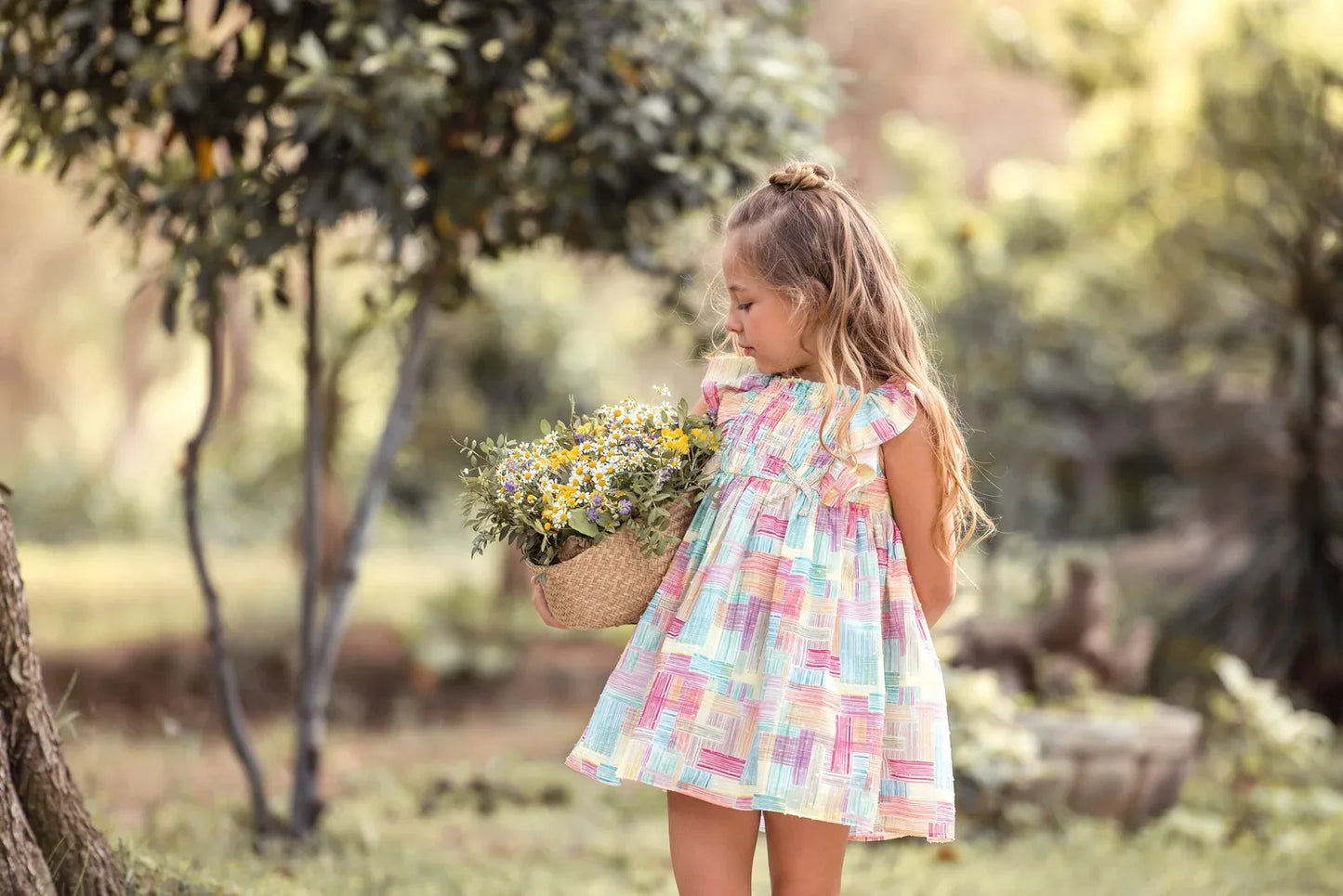 Vestido multicolor "Corales" - PARDALETS