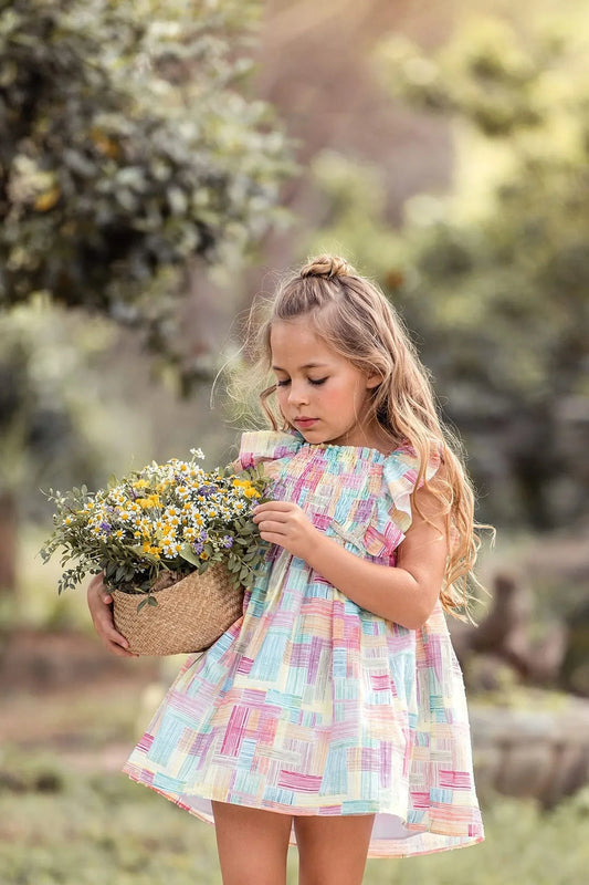Vestido multicolor "Corales" - PARDALETS