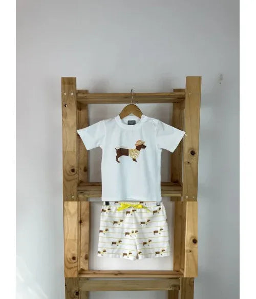 Conjunto camiseta y short perrito - PARDALETS