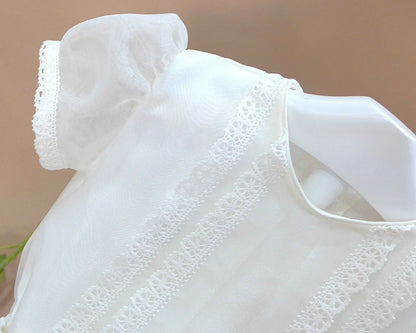 Conjunto camisa organza beig y braguita - PARDALETS